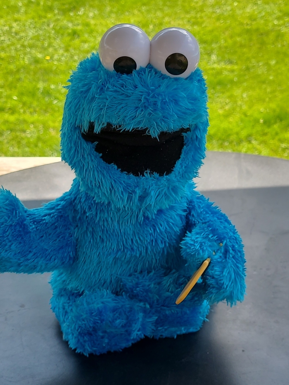 Hasbro Sesame Street Cookie Monster, Talking, Blue Plush Washable 2017 E1961